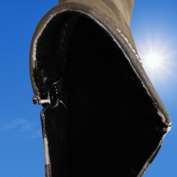 💗HOST PICK💗 Distressed Plaid & Fringe Bootie  4145 NWT Boutique - Picture 7 of 9